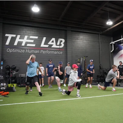 The Lab Monterey Big group on turf